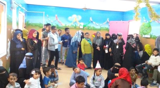 ضمن مشروع تنفذه مؤسسة وجود بالتعاون مع منظمة سيفرورلد  مبادرة بصمة خير تزور أطفال التوحد في عدن