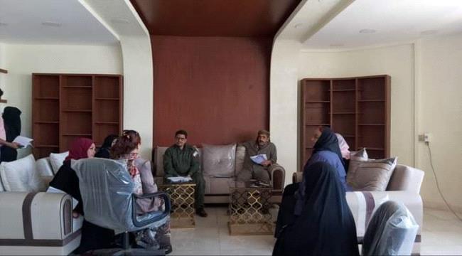 اللقاء الأول لمجموعة التسعة مع مدير مكتب مدير أمن محافظة عدن